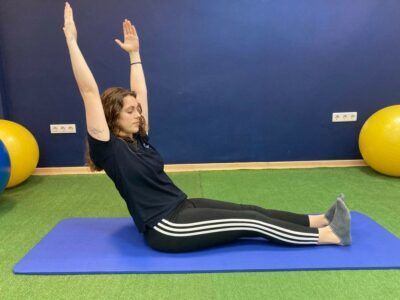 segunda parte ejercicio twist estiramientos lumbares