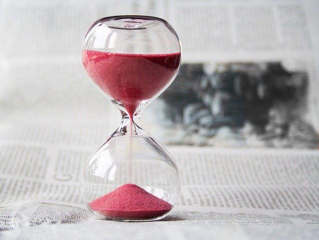 reloj de arena el tiempo que dura en curarse un esguince de tobillo